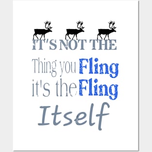 Northern Exposure: it`s not the thing you fling it`s the filing itself Posters and Art